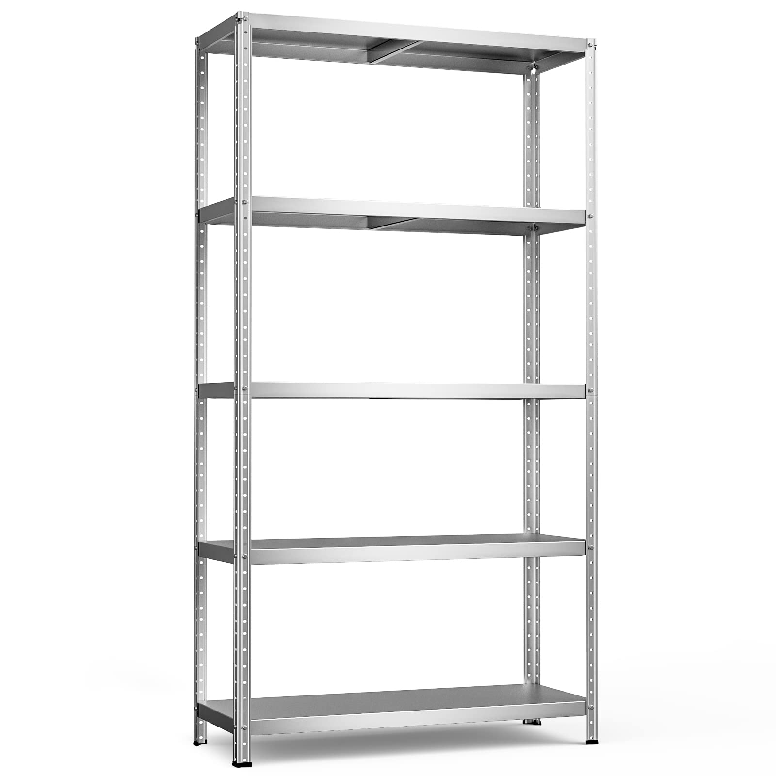 Amazon｜Giantex 5段収納棚 - 高さ39 x 16 x 74インチ 調節可能な