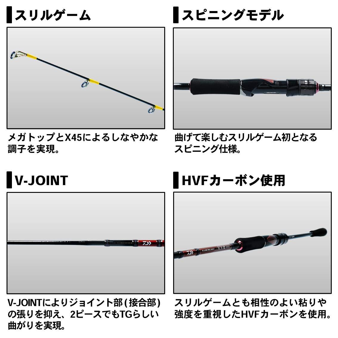 ダイワ 紅牙MX N69MLB TG AP スリルゲーム 乗せタイプ ダイワ 紅牙 MX