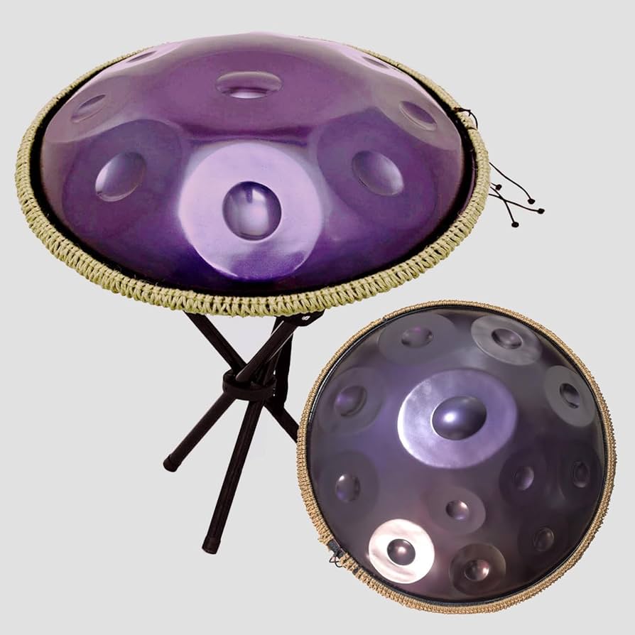 432hzハンドパンスチールドラム、9ノート22インチのスチールタンダム