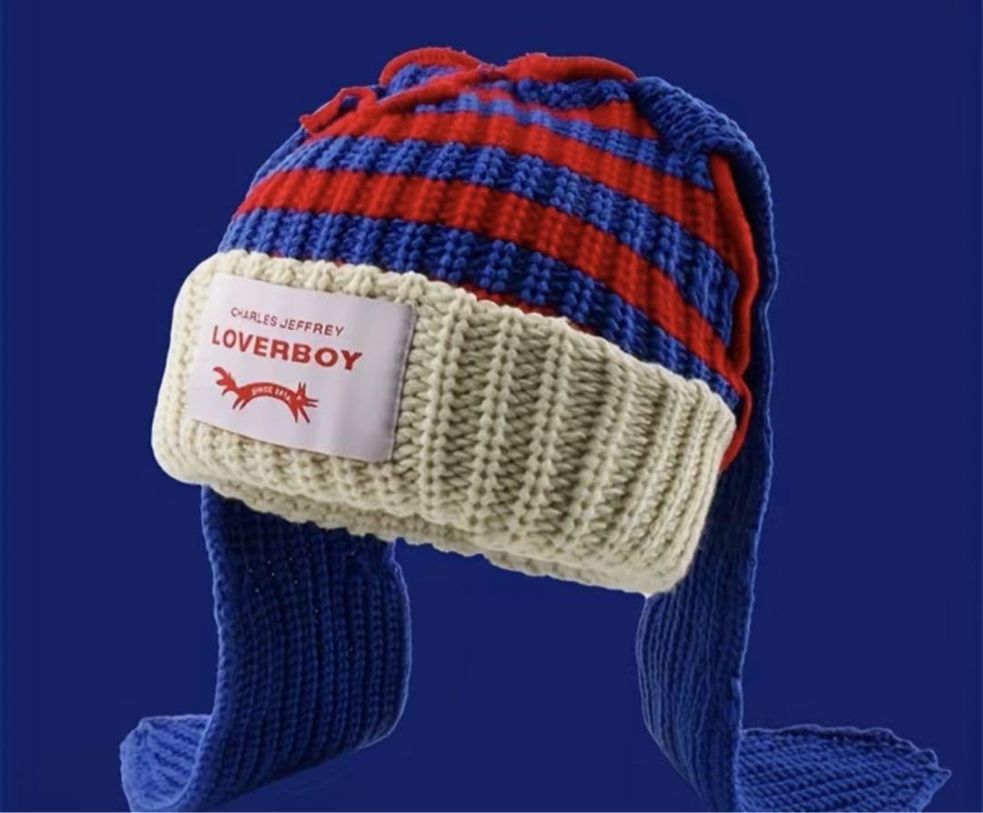 Amazon.co.jp: LOVERBOY ラバーボーイ うさ耳 ビーニー ニット帽