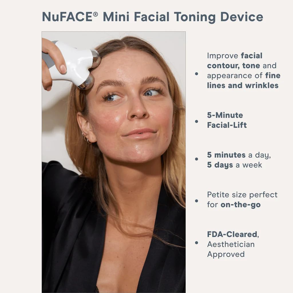 Amazon.com: NuFACE MINI Starter Kit ,White : Beauty & Personal Care