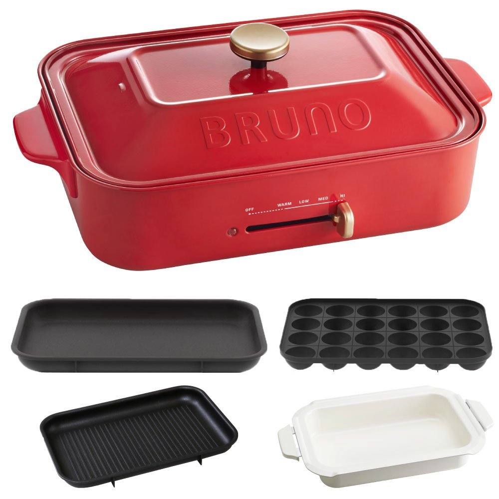 Amazon.com: BRUNO compact hot plate + takoyaki plate + ceramic