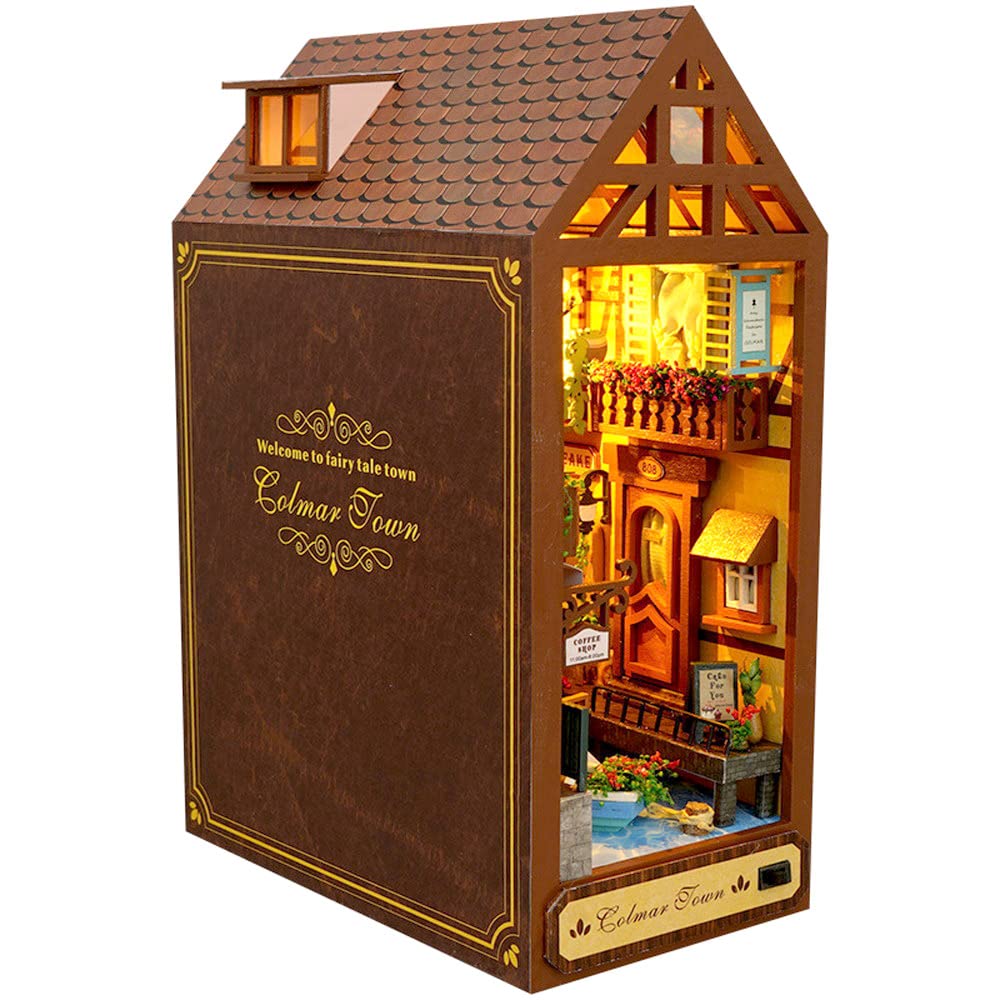 Amazon | moin moin ドールハウス ミニチュア 手作りキット セット 本