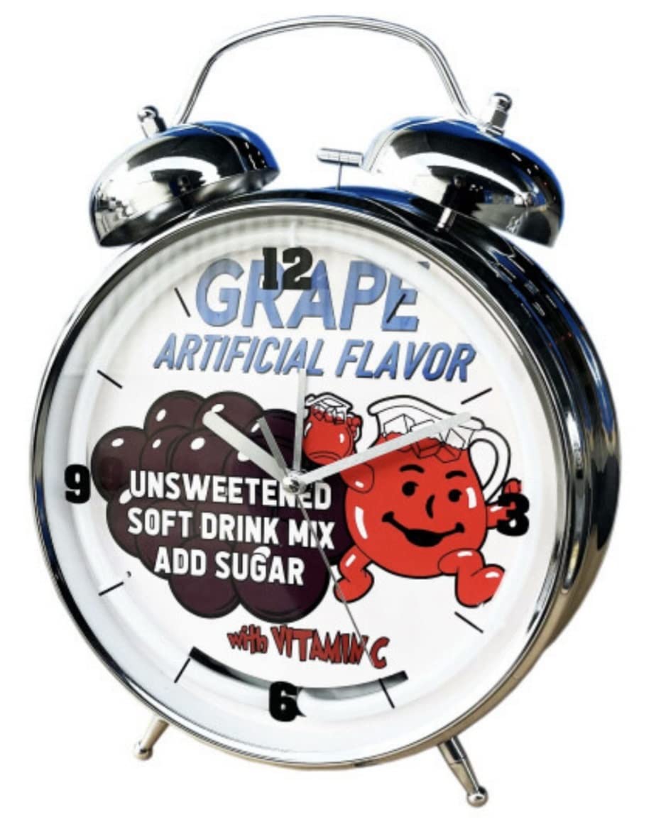 Amazon.co.jp: アメリカン ネオン ビッグ アラーム クロック (30cm