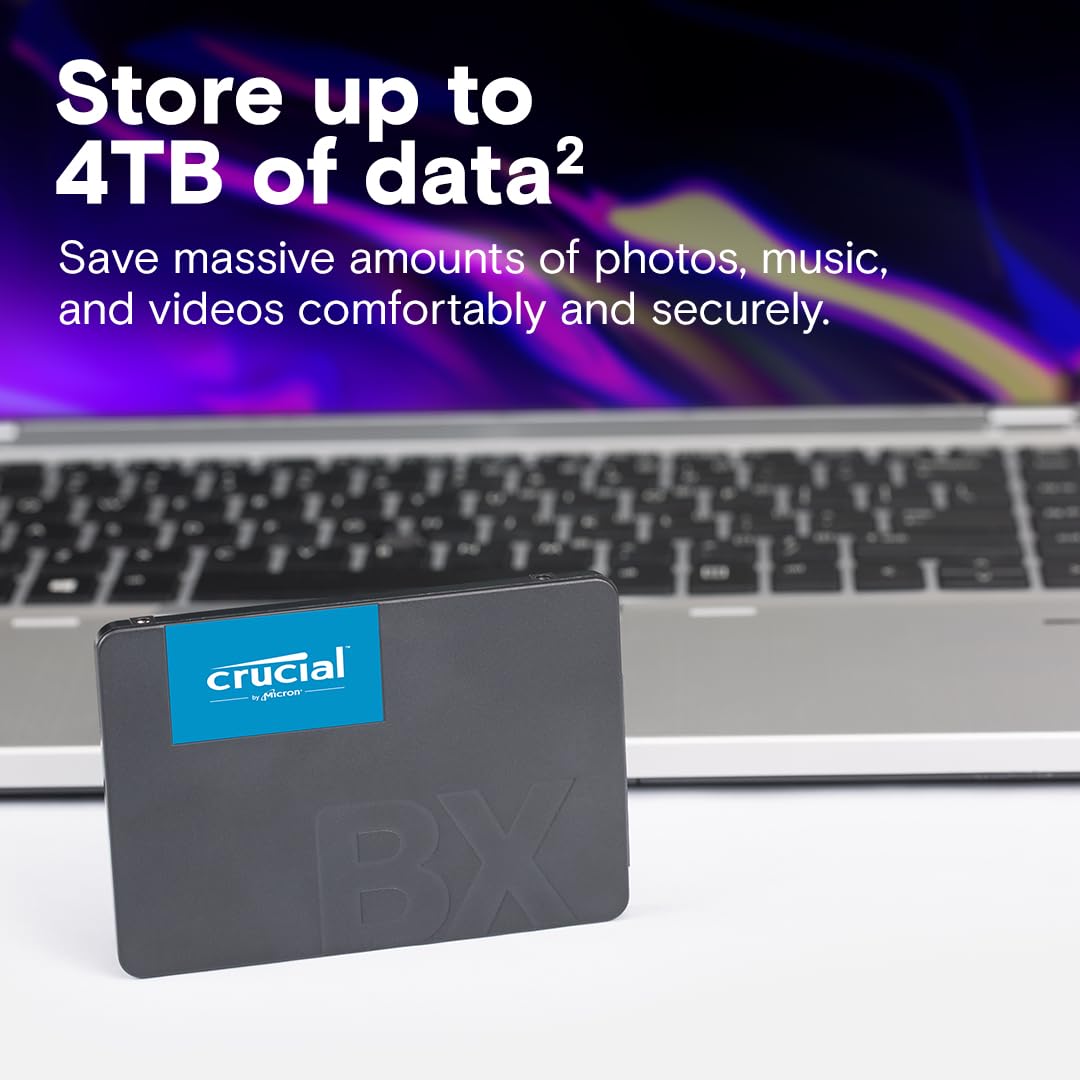 Amazon.com: Crucial BX500 240GB 3D NAND SATA 2.5-Inch Internal SSD