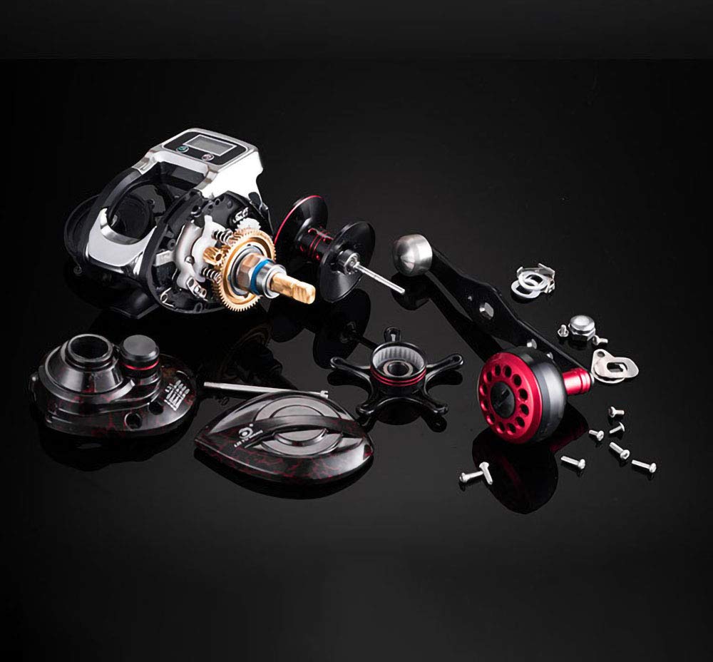 Amazon | ラインカウンタリール ベアリング 6.3：1 ベイト リール 釣り