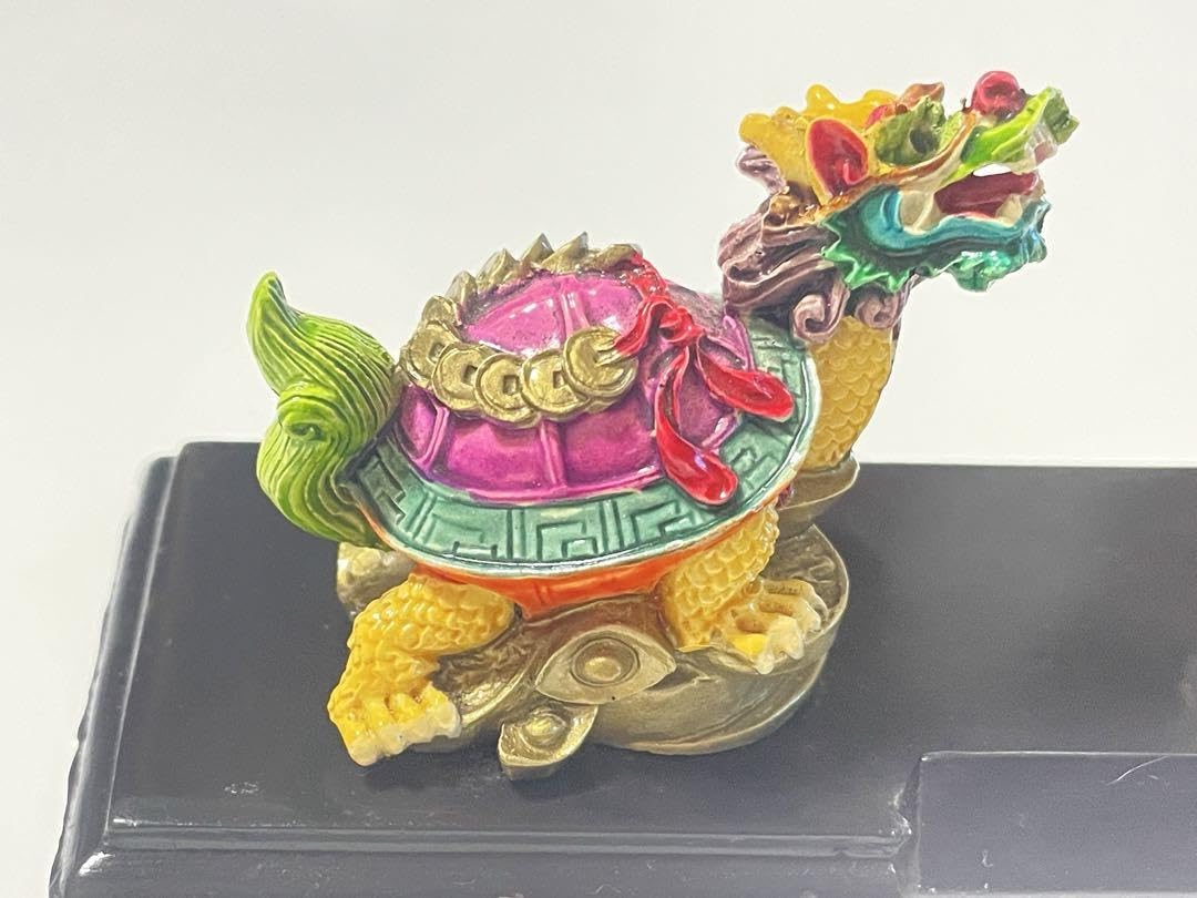 Amazon.co.jp: 保管品台湾お土産風水龍亀ロングイ置物 : ホーム＆キッチン