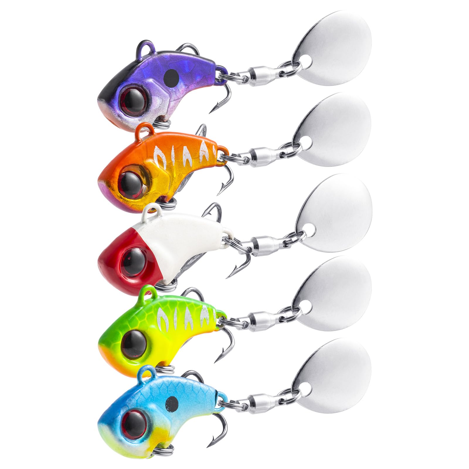 Amazon.co.jp: Goture メタルバイブレーション ルアー 10g 5個セット 5