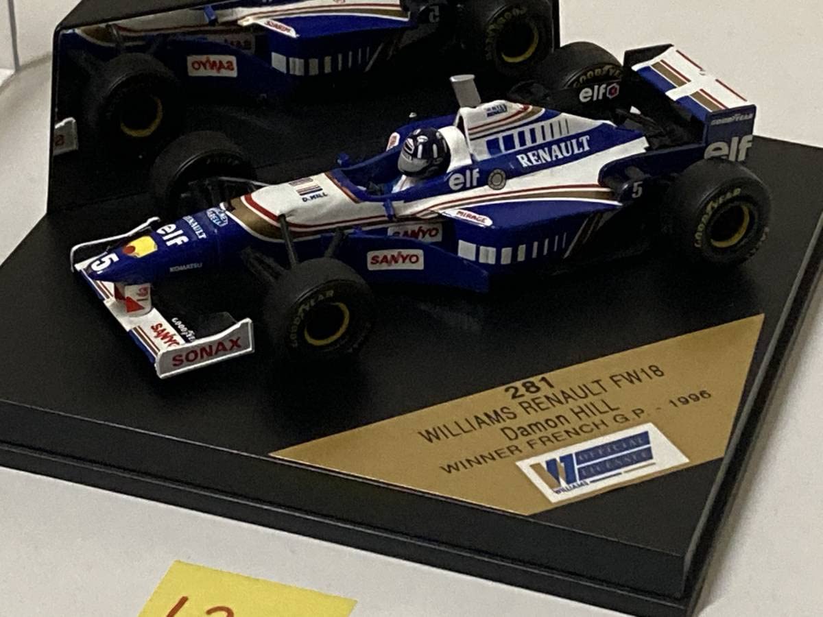 F1ミニカー ウィリアムズ デーモンヒル 1994年 限定 F1ミニカー
