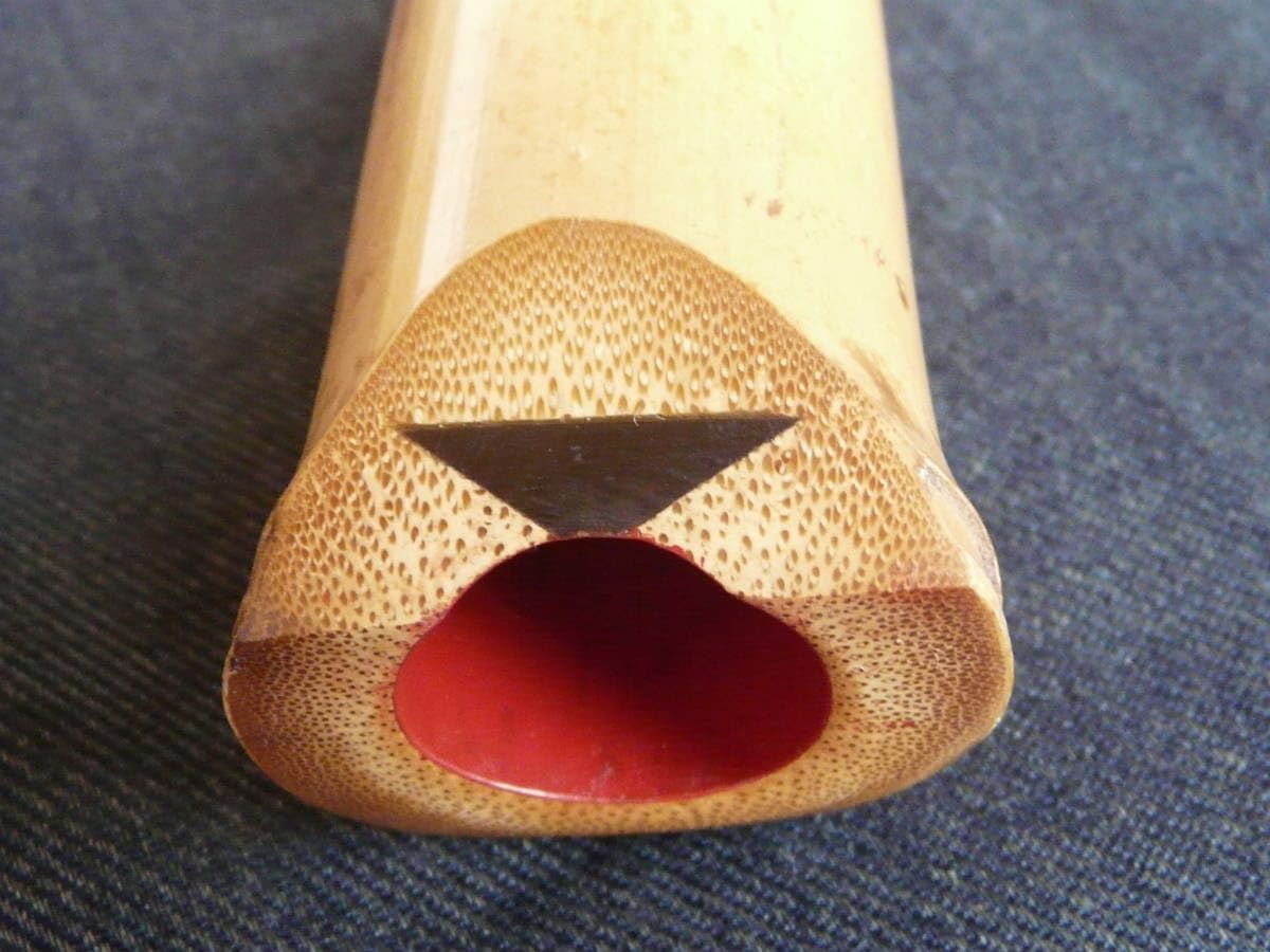 尺八 鹿山銘 2印 55センチ 八寸 尺八 鹿山銘 2印 55センチ 八寸