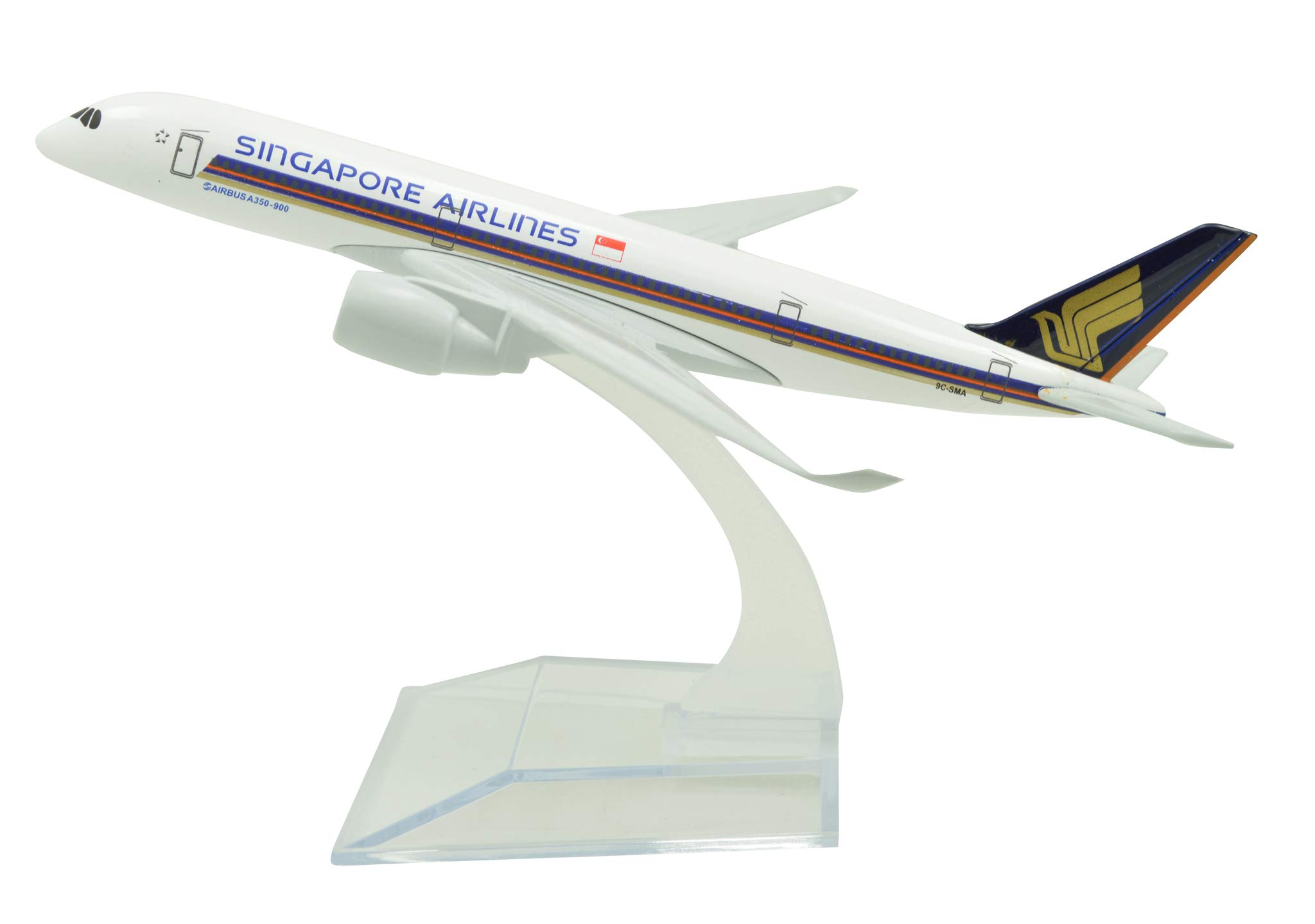 現地購入!新品未使用!】シンガポール航空 A350飛行機 模型プラ herpa