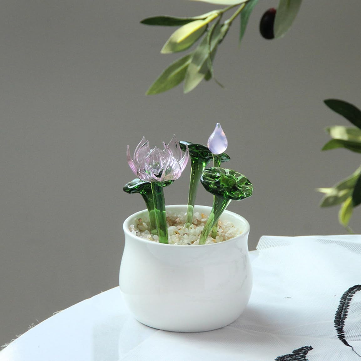 Amazon.co.jp: JAnjiaLxY ガラス製 工芸品 装飾 飾り物 オブジェ 小物