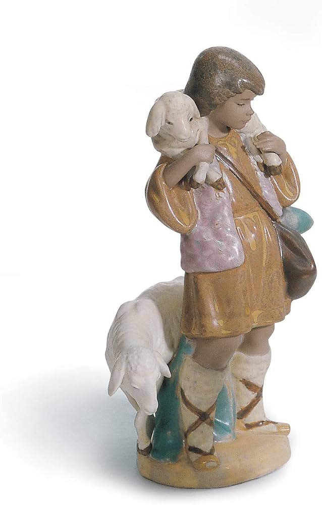Amazon.co.jp: リヤドロ (Lladro) 羊飼いの少年（グレス） 01012284