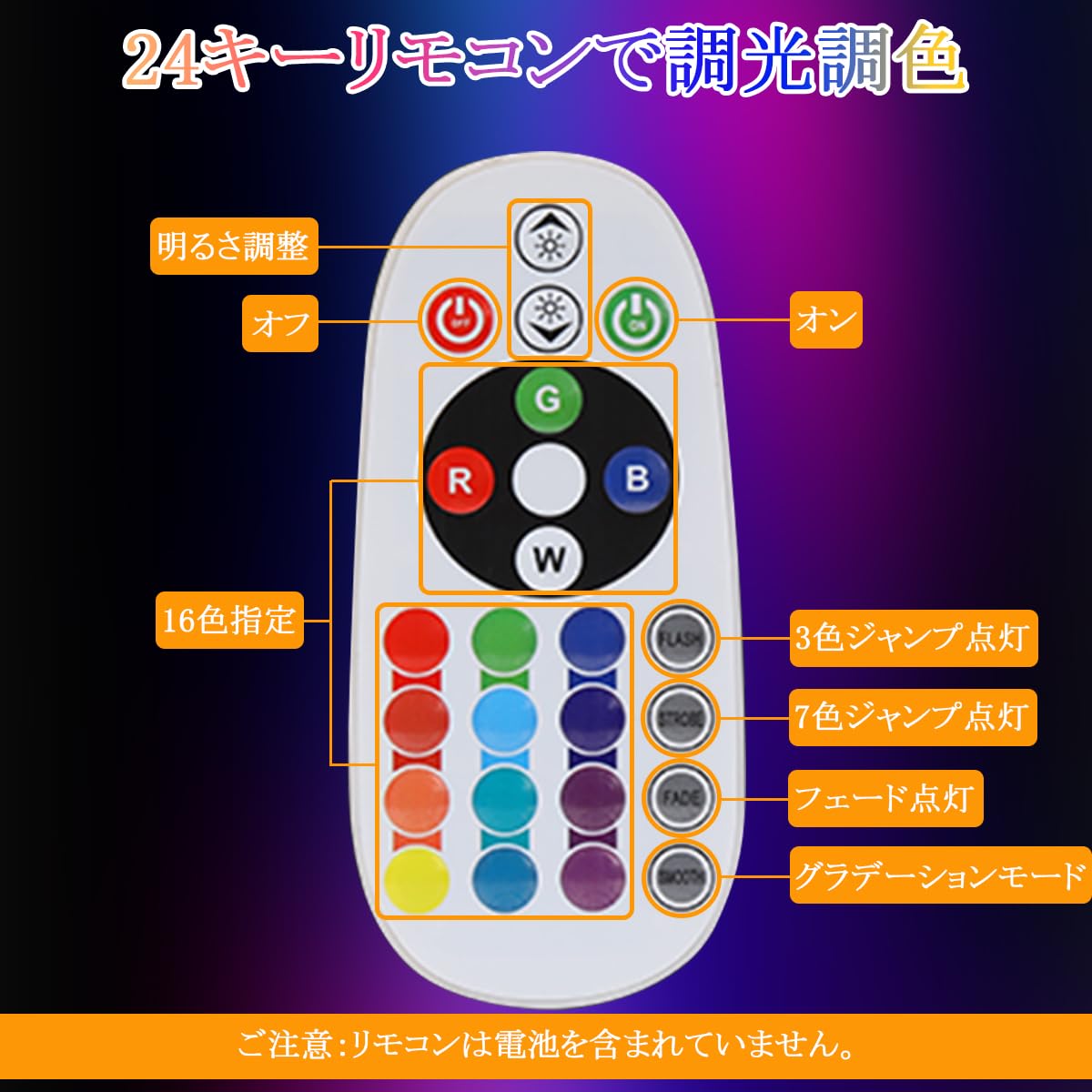 Amazon.co.jp: LEDテープライト 5M RGB 100V EL蛍光チューブ管 高輝度