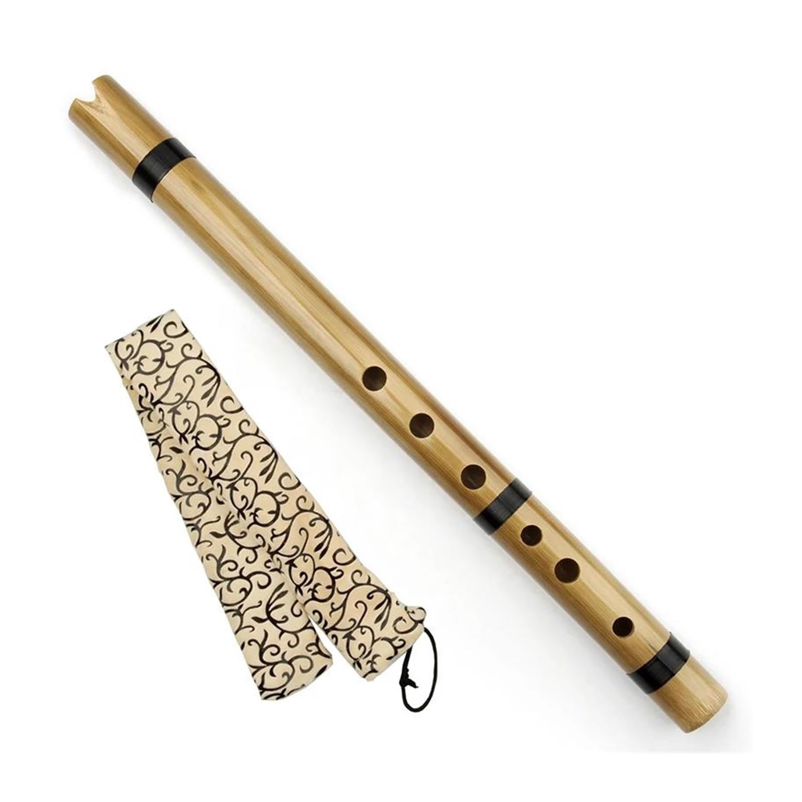 Amazon | 竹笛 6穴 竹製フルート Gキー/Aキー 縦型 南部オリジナル 竹