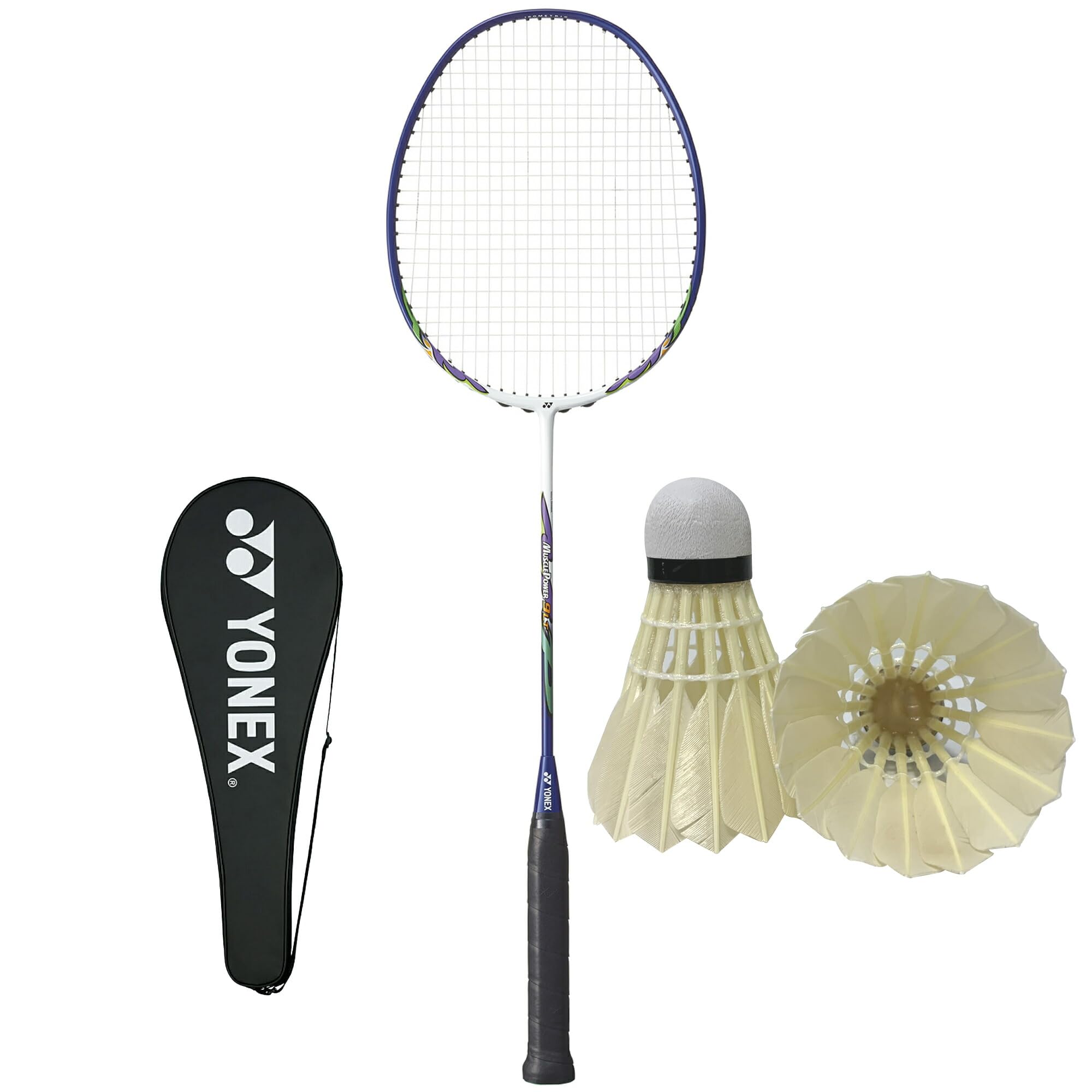 Amazon | 【シャトル2個付き・ガット張上済】ヨネックス バドミントン