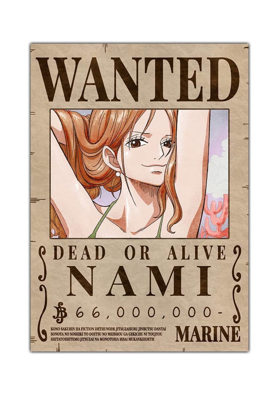 Amazon.co.jp: ComicSense.xyz ワンピース アニメ 指名手配 クルー