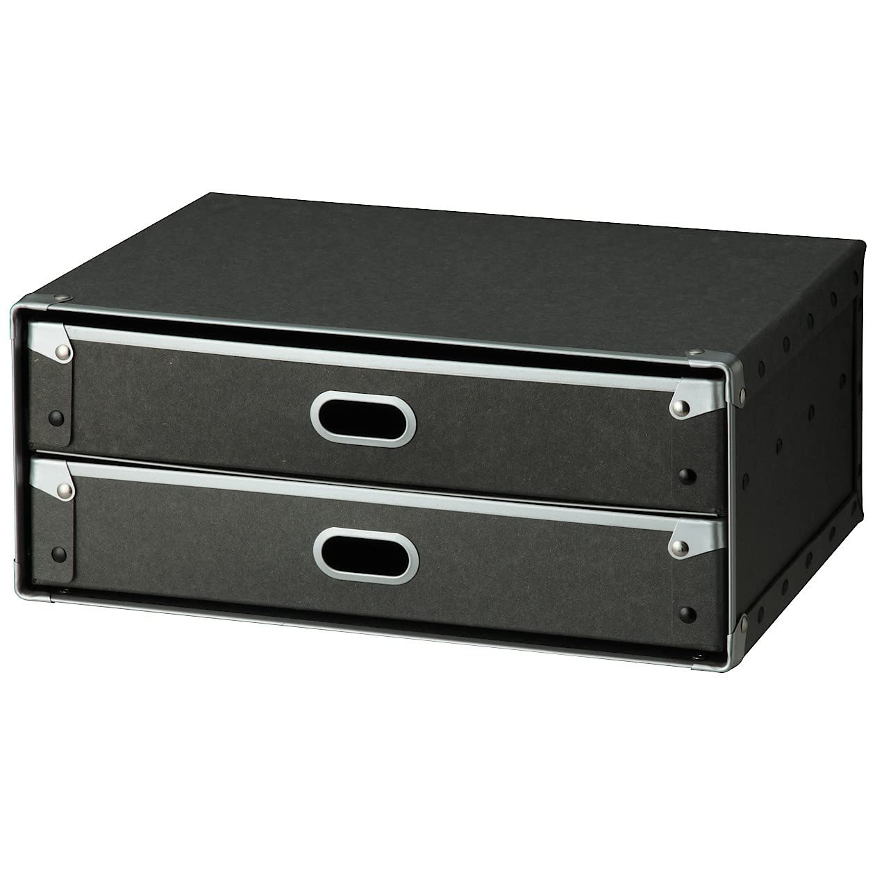 Amazon｜無印良品 硬質パルプ・引出2個 約幅36×奥行25.5×高さ16cm