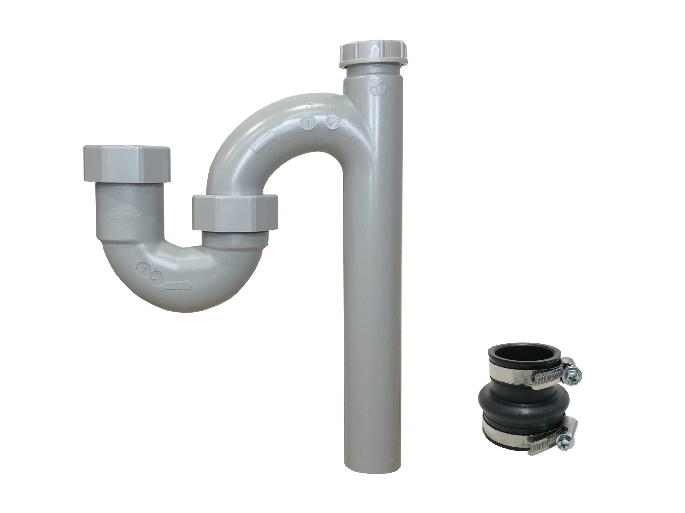 Amazon.co.jp: フロム工業 ディスポーザー部品 【Sトラップ（掃除口付