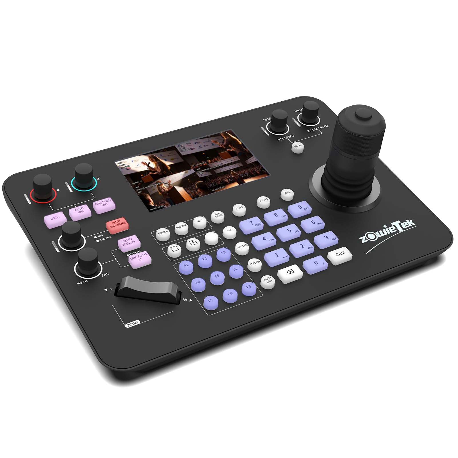 Amazon.com: Zowietek PTZ Controller 7D Joystick, ZowieKBD, HDMI