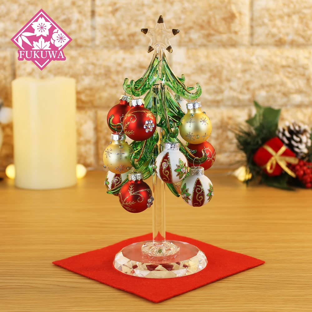 Amazon.co.jp: クリスマスツリー 卓上 ガラス (ラグジュアリーツリー