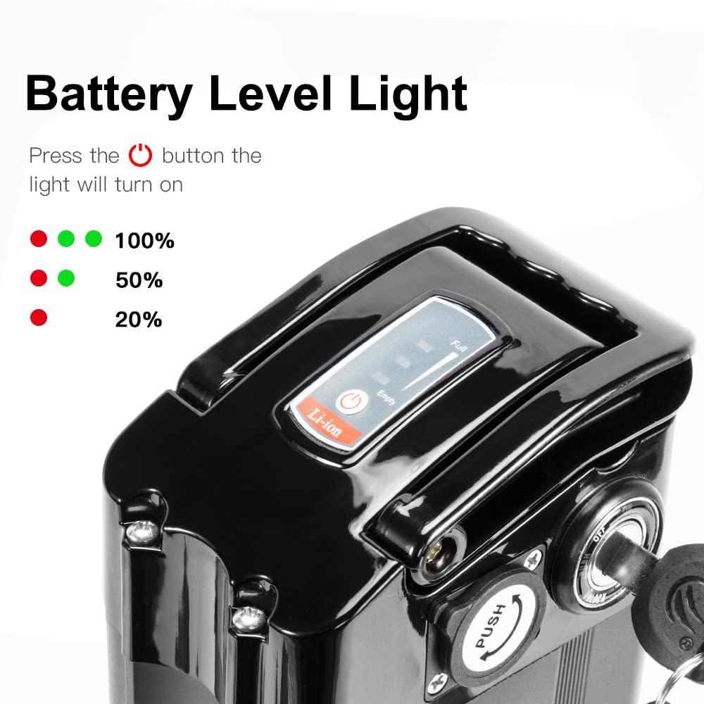 Amazon.com: YS YOSE POWER 48V 15AH Lithium Ebike Battery Seat Tube