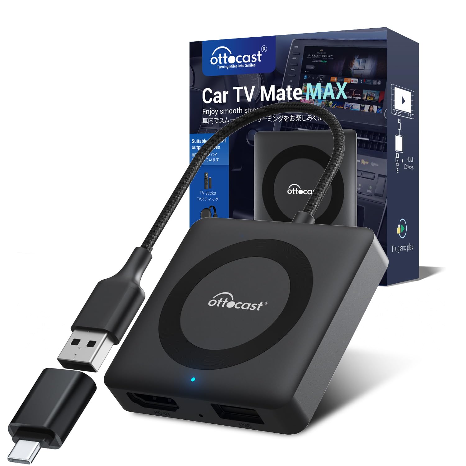 Amazon.co.jp: 【Ottocast公式店】オットキャスト カーテレビメイト
