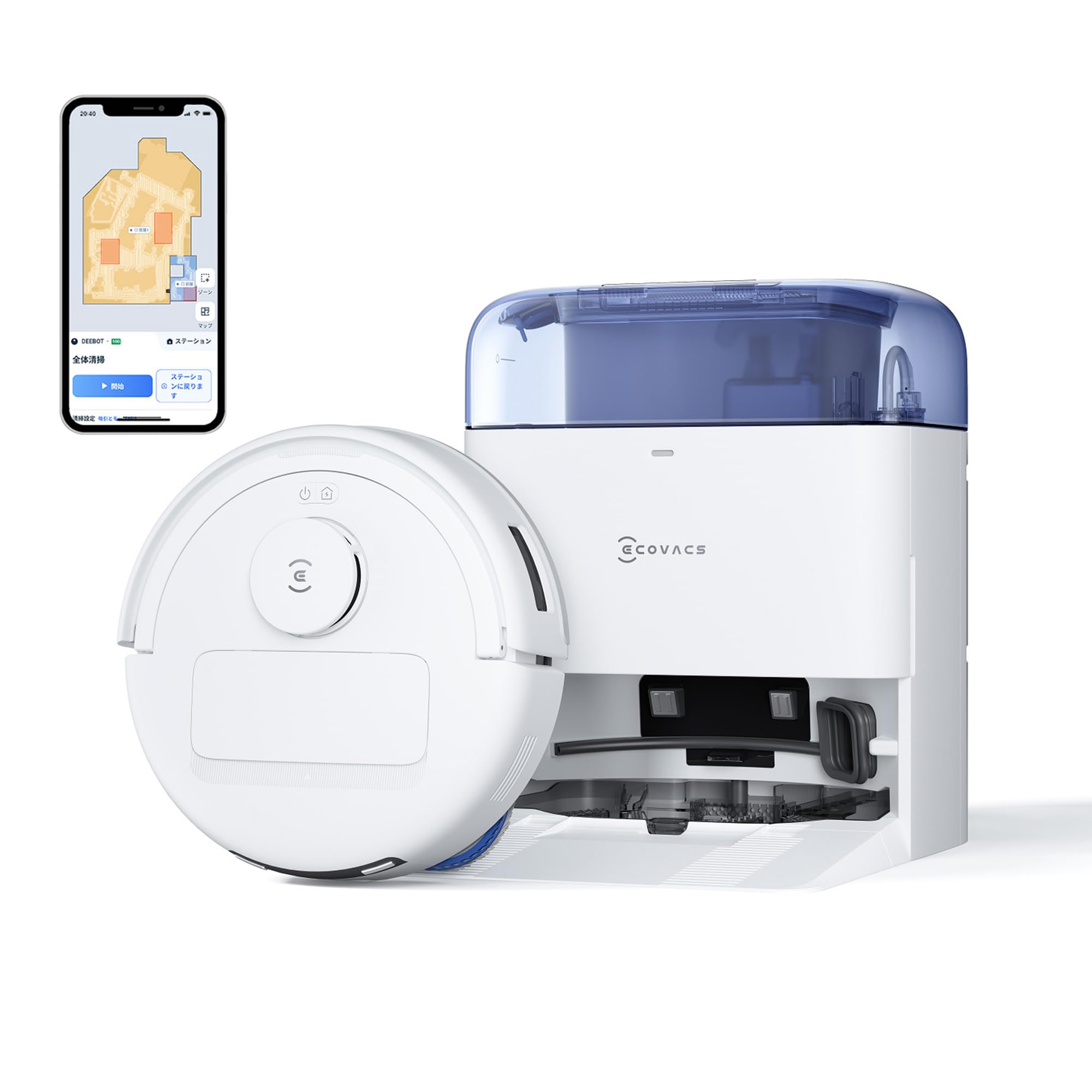 Amazon | 【超小型全能】ECOVACS (エコバックス) DEEBOT mini 吸引力