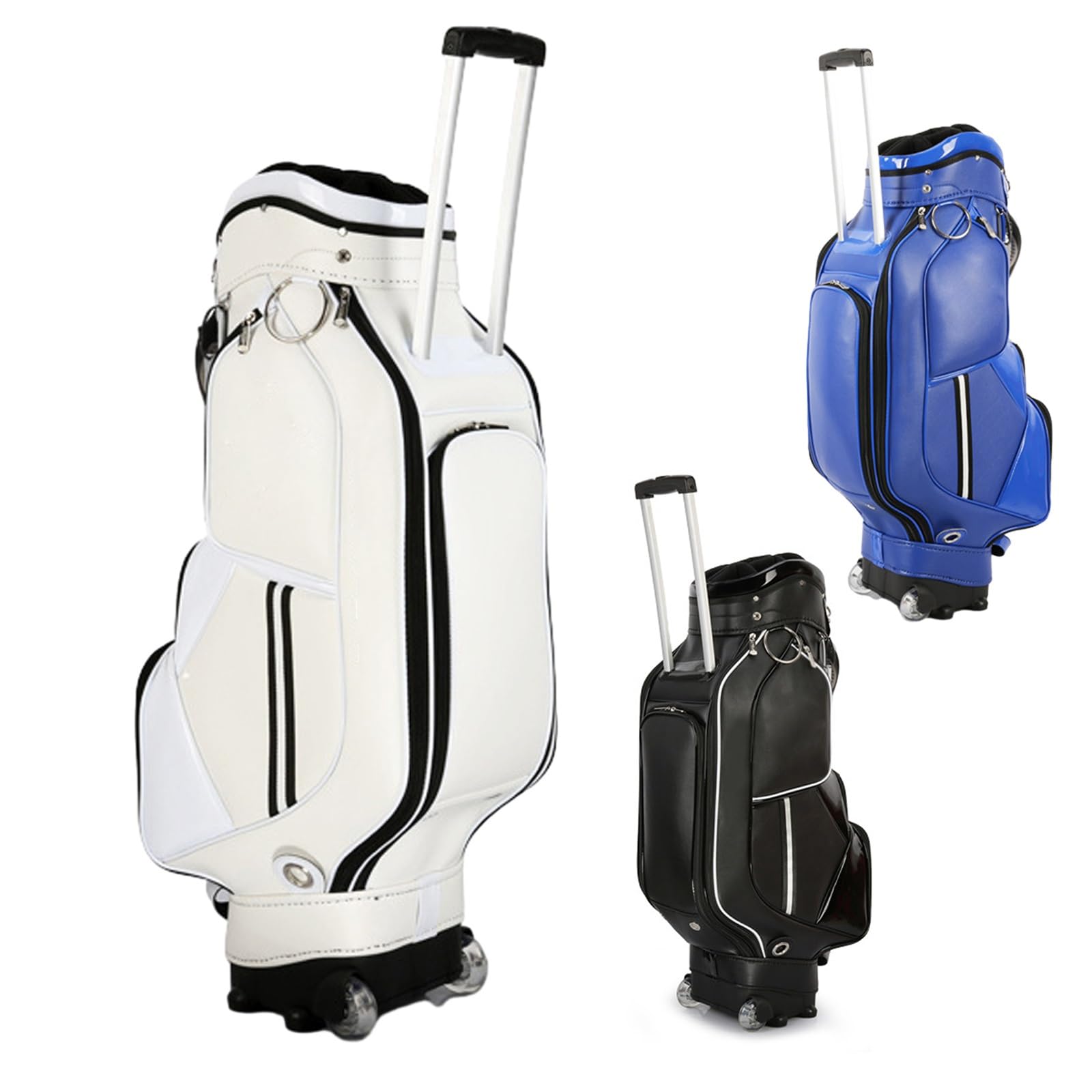 Amazon.co.jp: ゴルフ キャディバッグ ホイール付きゴルフバッグ 大