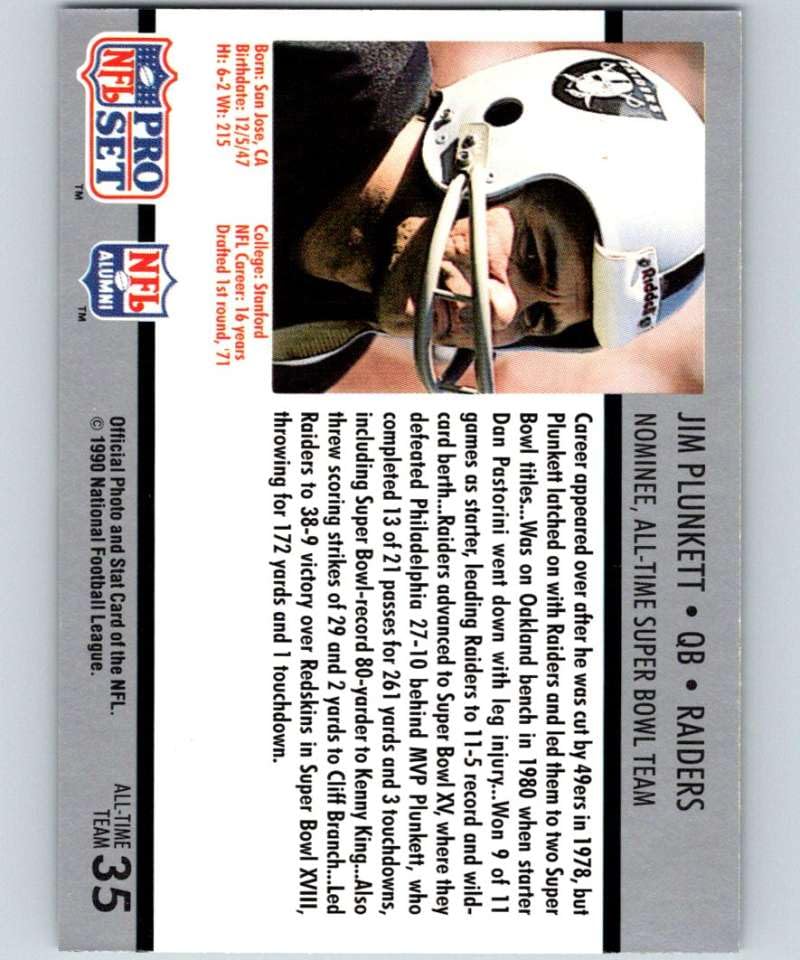 Amazon.com: 1990 Pro Set NFL Football Super Bowl 160#35 Jim