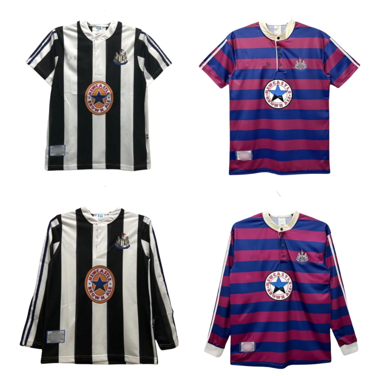Amazon | 復古版 ニューカッスル・ユナイテッド サッカー ユニフォーム