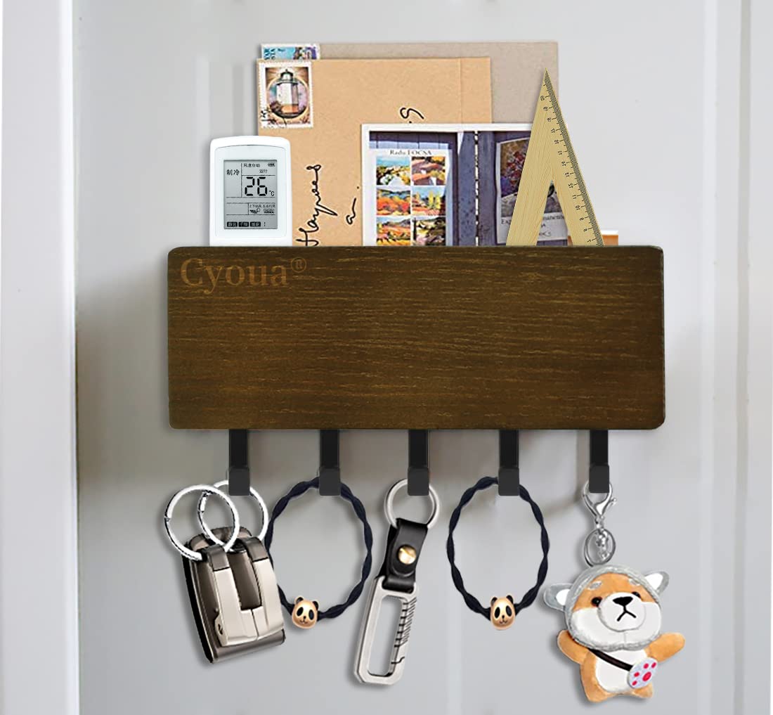 Amazon.co.jp: Cyoua キーフック 玄関 壁掛け キーハンガー キー