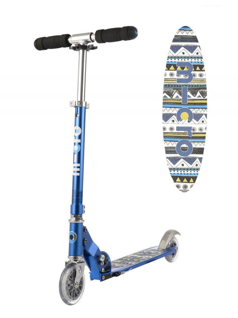 micro sprite scooterキックボード 青 Micro Sprite LED Scooter