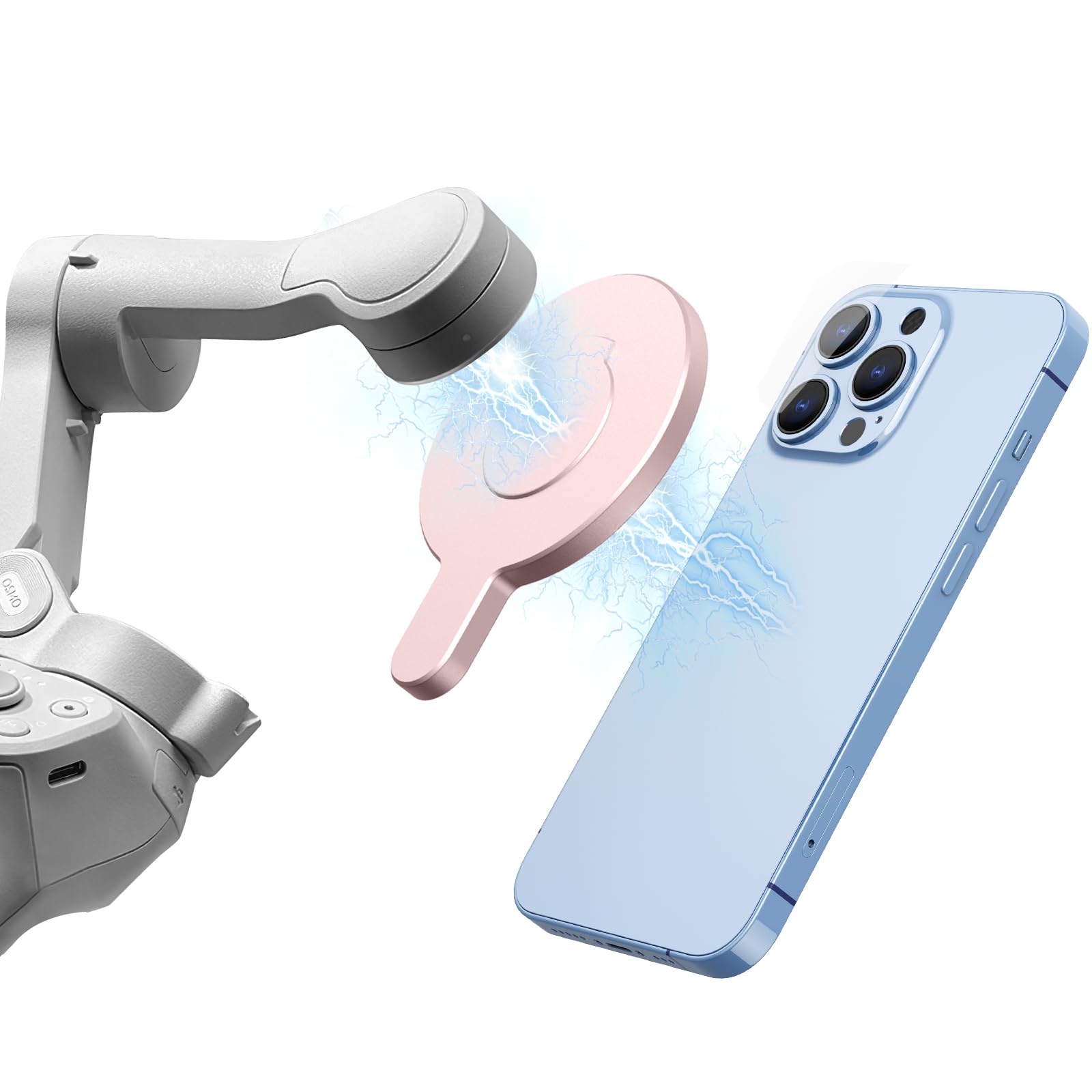 Amazon.com: Aerbeis Magnetic Phone Clamp for DJI, Adapter Mount