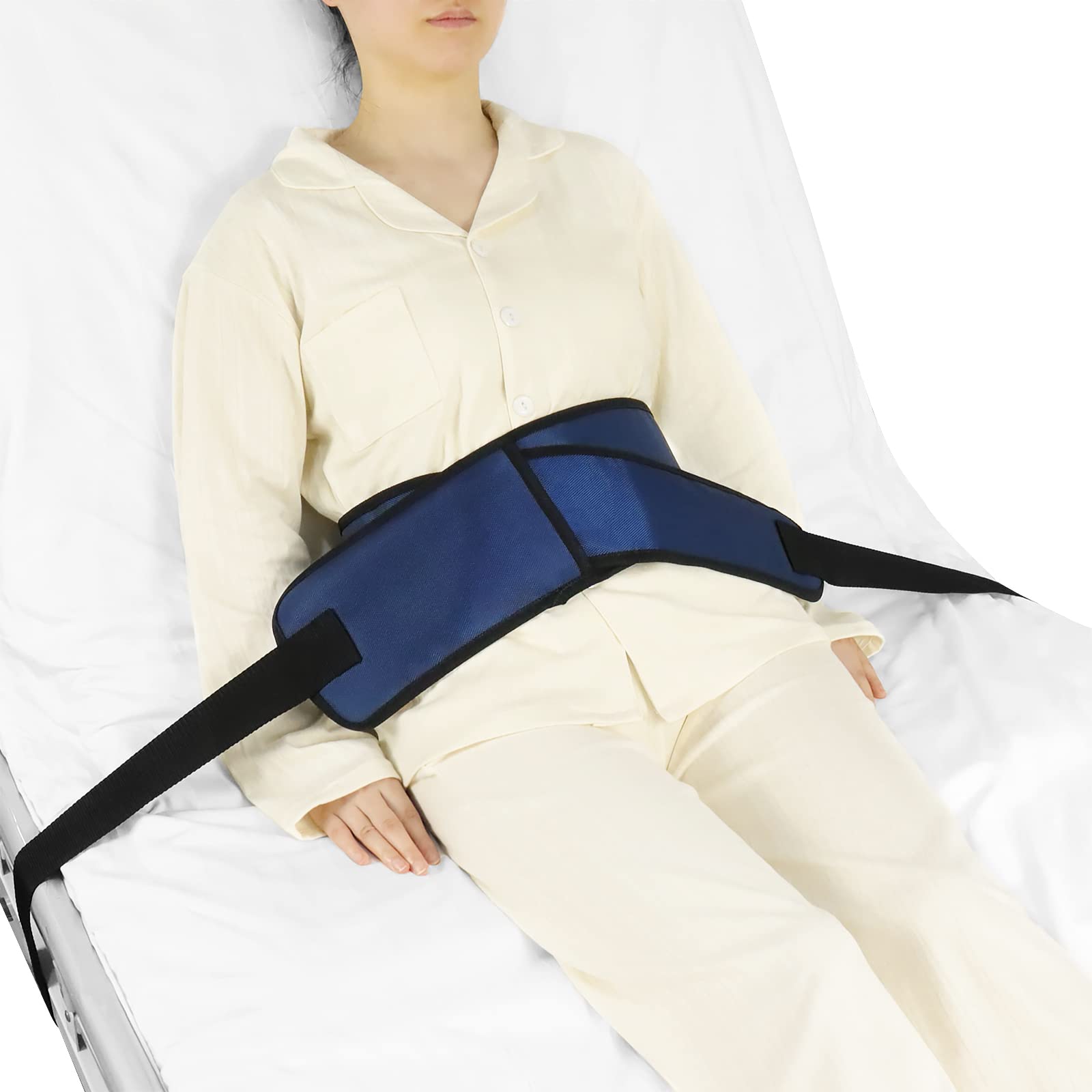 Amazon | [LOSCHEN]青 ベッドチェア拘束ベルト 介護用 保護ベルト 抑制