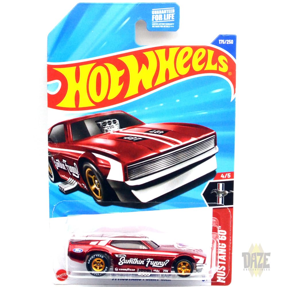 Amazon | MATTEL HOTWHEELS 1/64 scale '71 MUSTANG FUNNY CAR - 2025