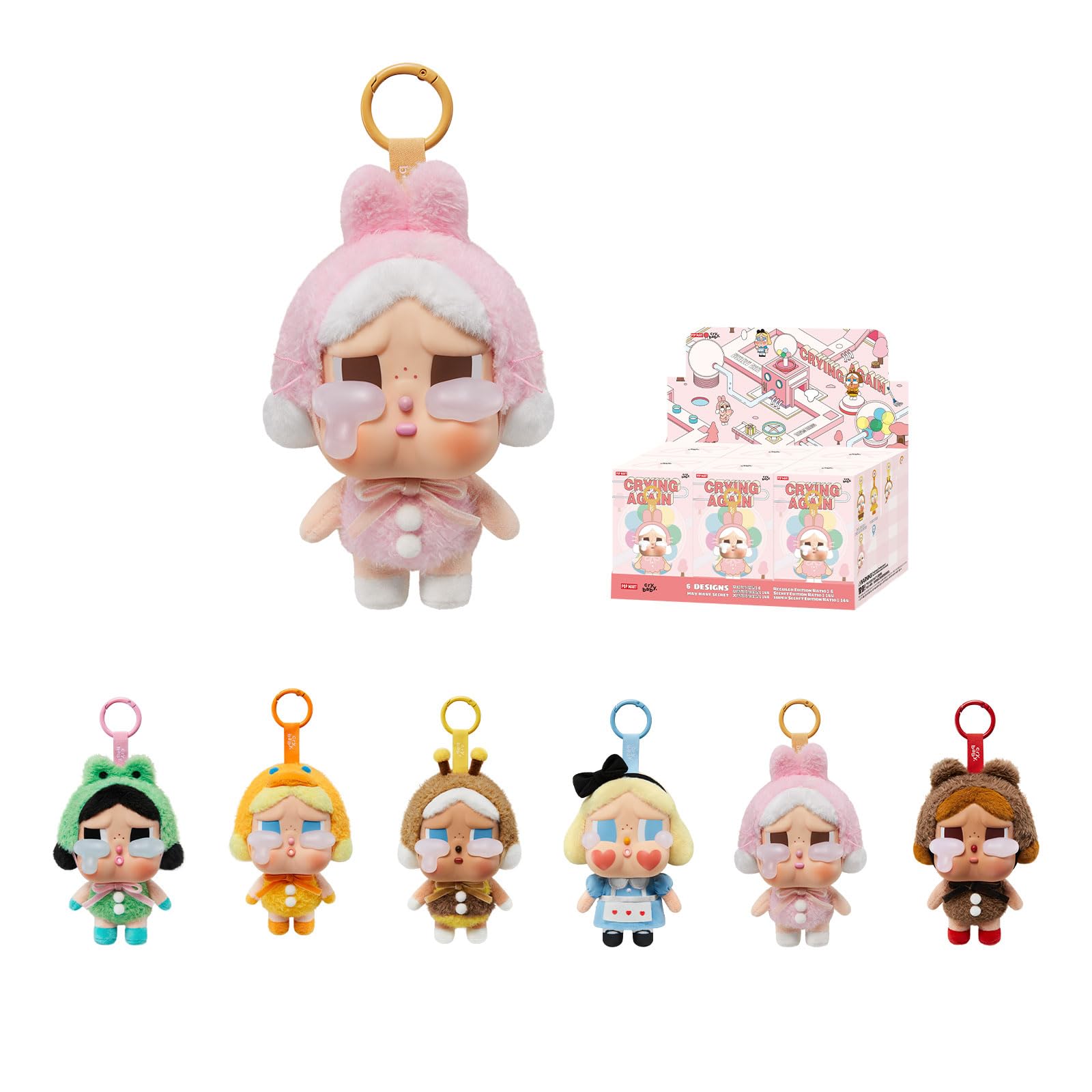 Amazon.com: POP MART Crybaby Tears Factory Series - Vinyl face