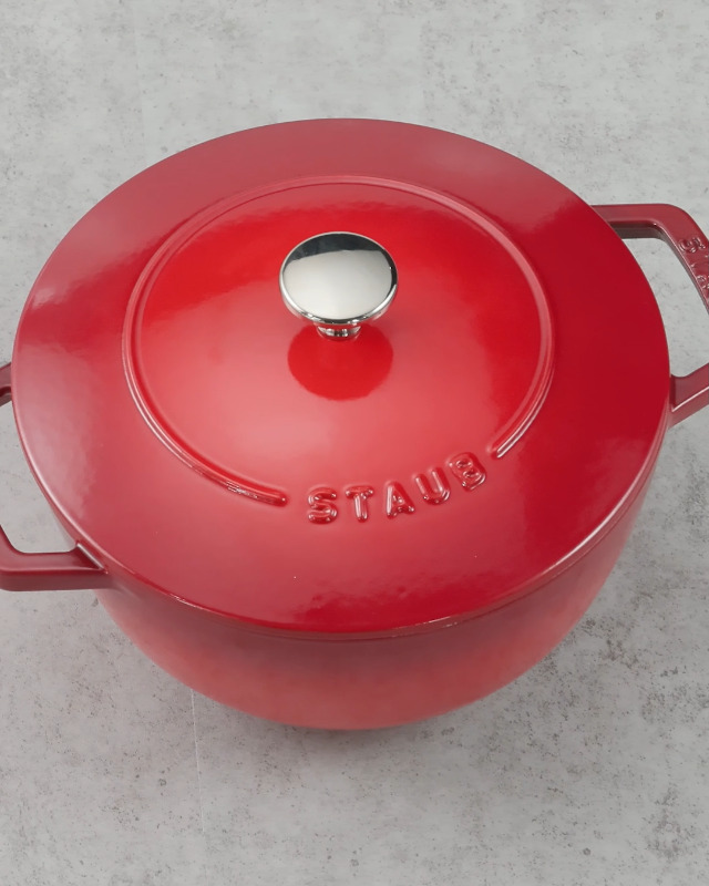 Amazon.co.jp: staub ストウブ 「 ワナベ チェリー L 20cm 」 両手