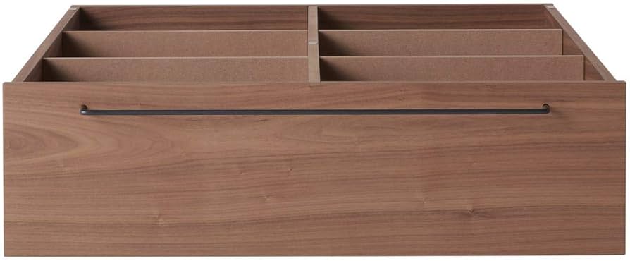 Amazon｜無印良品 ベッドフレーム下収納・大・ウォールナット材・高さ