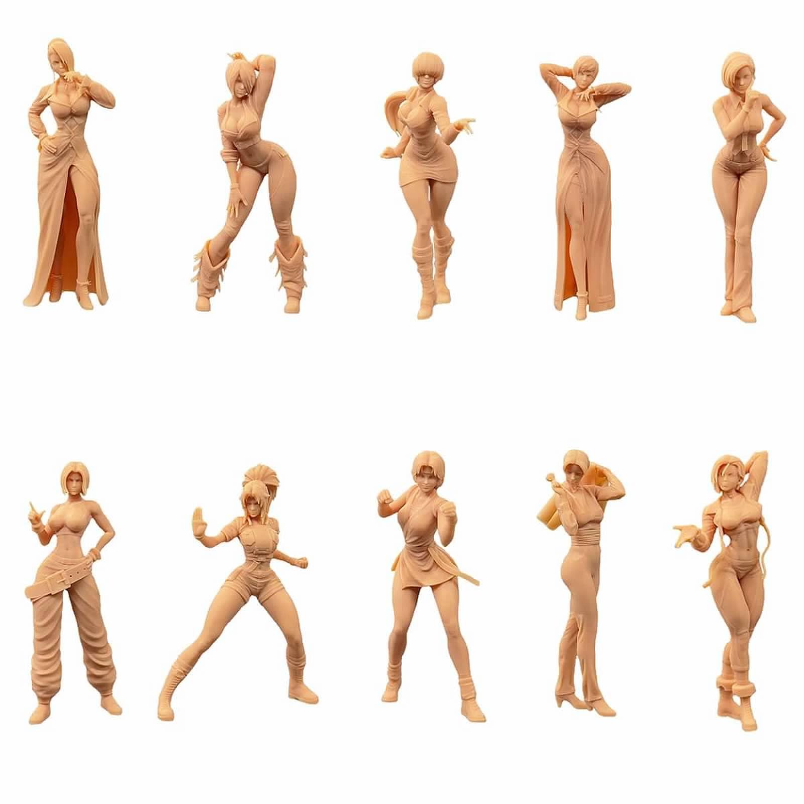 Amazon.co.jp: ZEDACAKAI (10個) 1/72 フィギュア アニメ 女性ボクサー