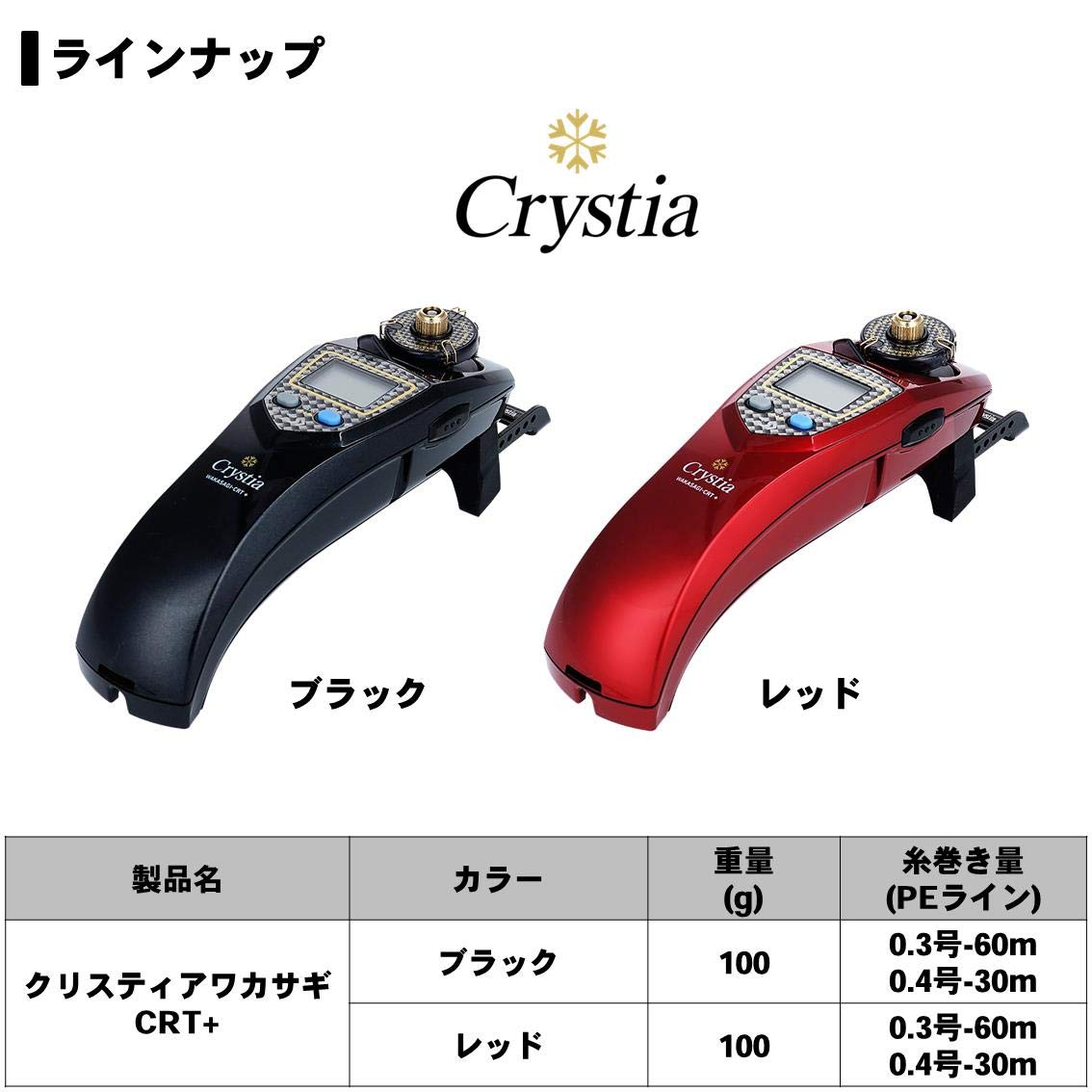 Amazon | ダイワ(DAIWA) リール クリスティアワカサギ CRT+ ブラック
