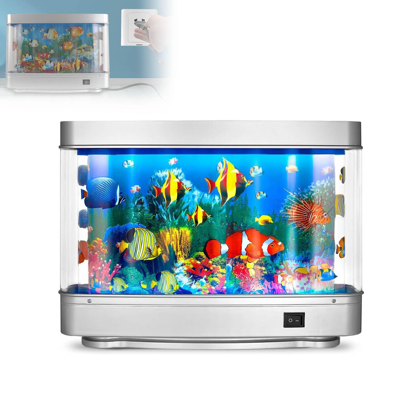 Amazon.co.jp: ZBYCYZフルーツ航空集魚灯、人工熱帯魚ランプ、フェイク