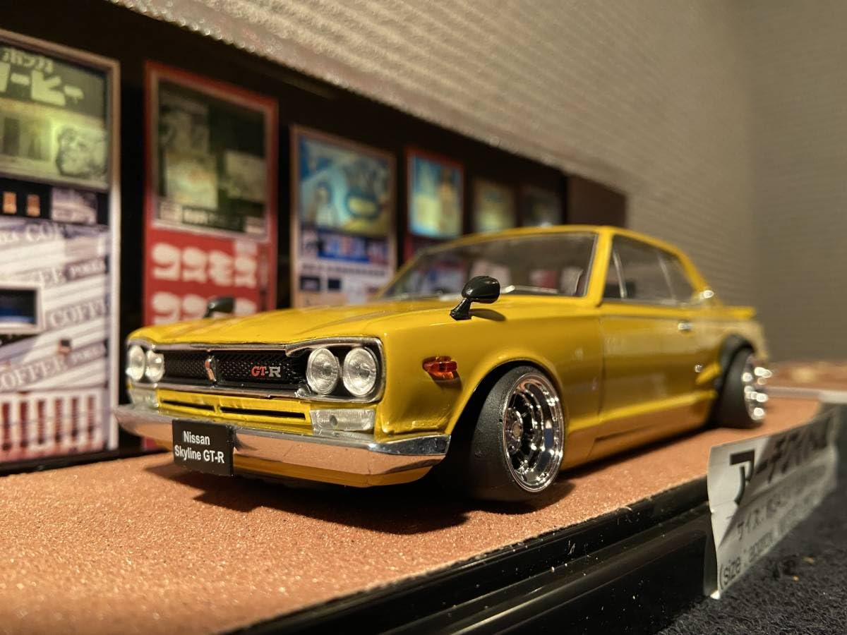 1/24 国産名車コレクション ソアラ カスタム ジオラマ 旧車 クリア