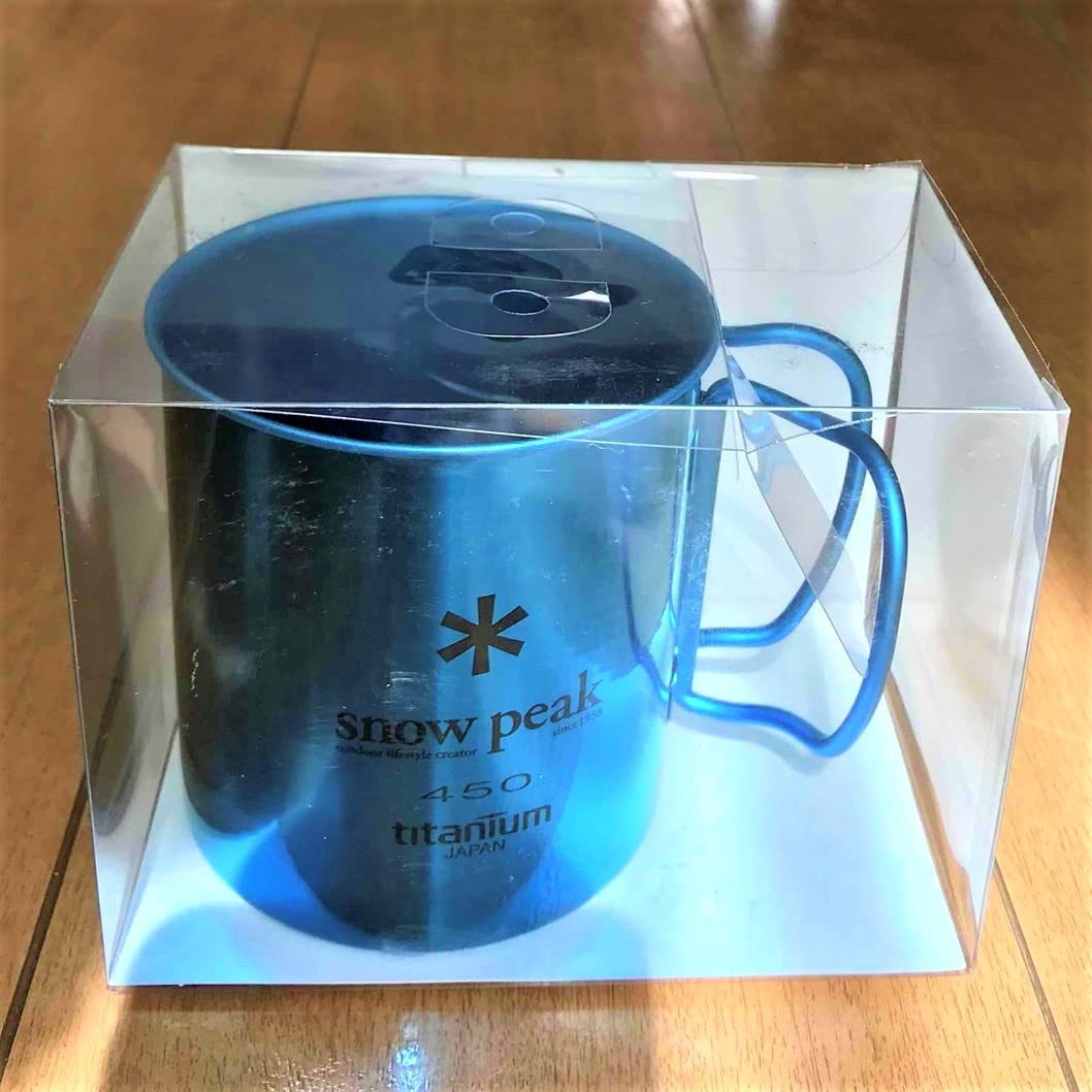 新品・希少】 Peak海外限定 チタンダブルマグ 450 ブルー 新品・希少