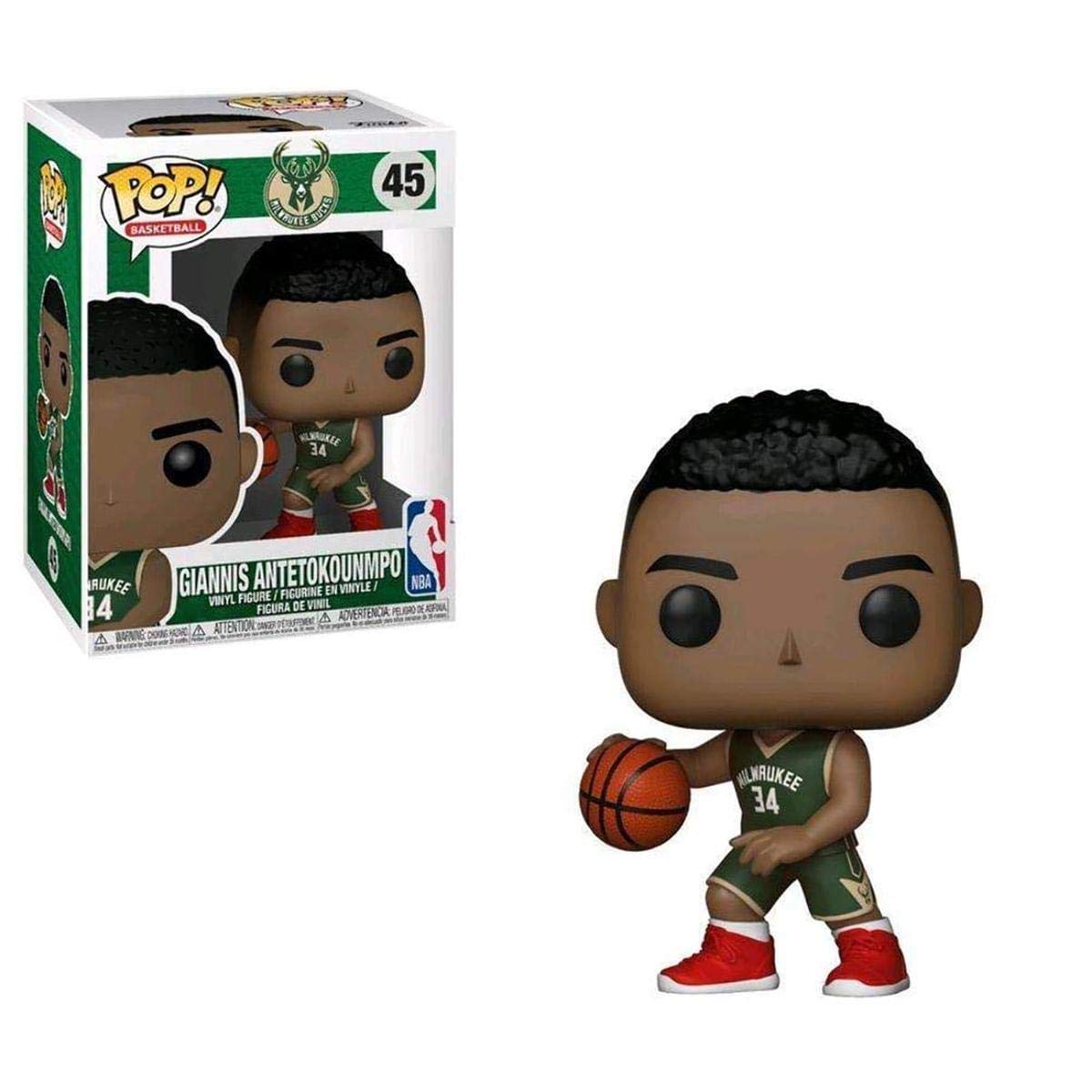 Amazon.com: Funko POP NBA: Bucks - Giannis Antetokounmpo : Funko