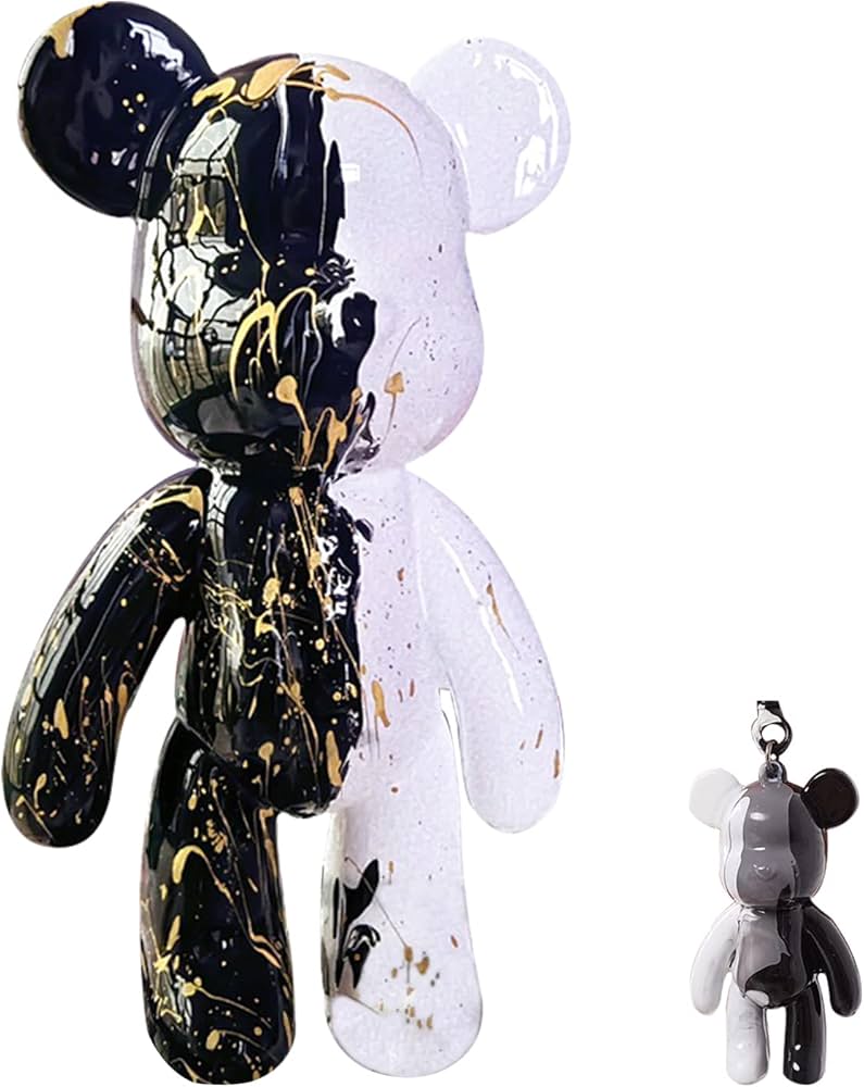 Amazon | Coniuty DIY (ブラック+ホワイト+ゴールド 9.05インチ) 流体