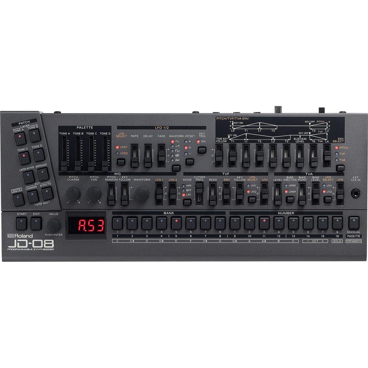Amazon.com: Roland JD-08 Tabletop Boutique Synthesizer Module with