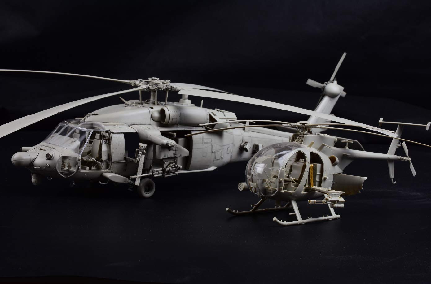 キティーホークモデル 1/35 MH-60Lブラックホーク完成品 改造模型