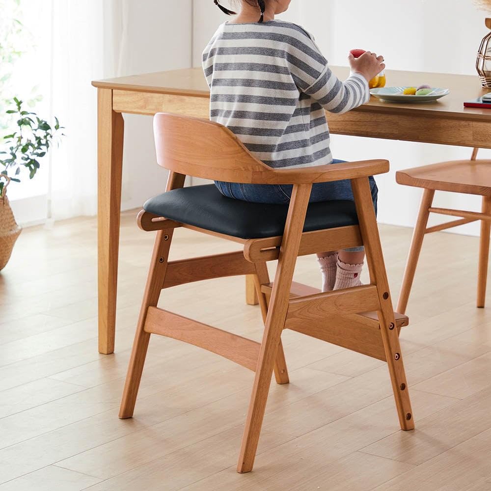 Amazon｜[ベルメゾン] ダイニングチェア 座面可動式 子どもから大人