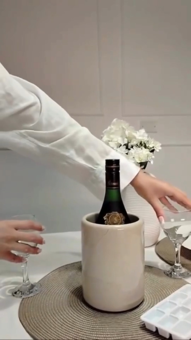 Amazon.com: Radicaln Marble Wine Chiller Bucket 6.5